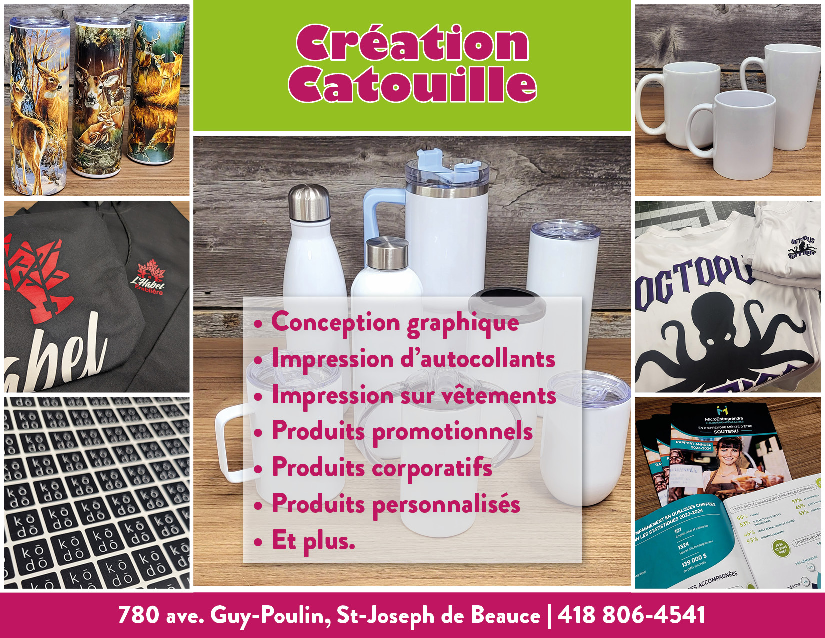 Bon d'achat de 50$ chez Création Catouille