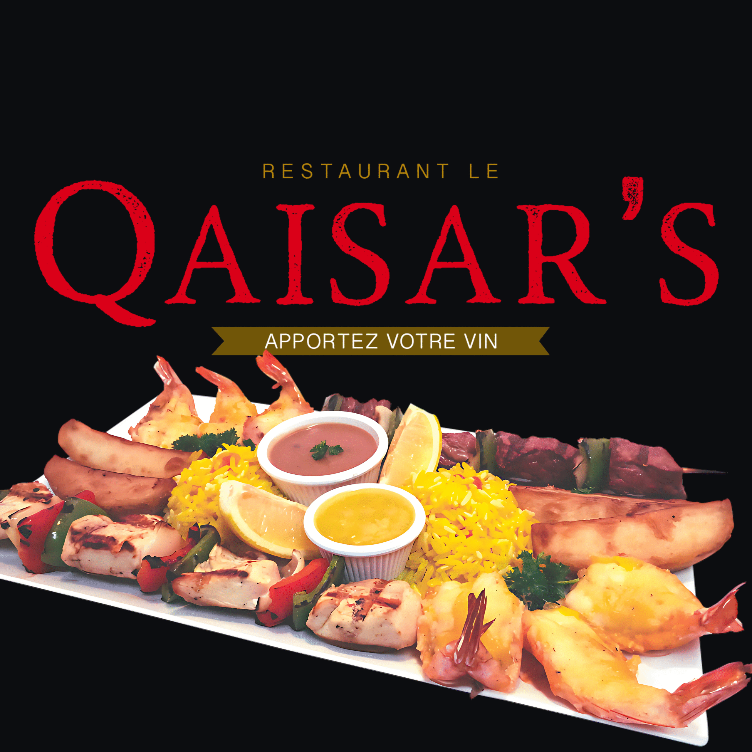 Bon d'achat de 50$ au Restaurant Qaisar's