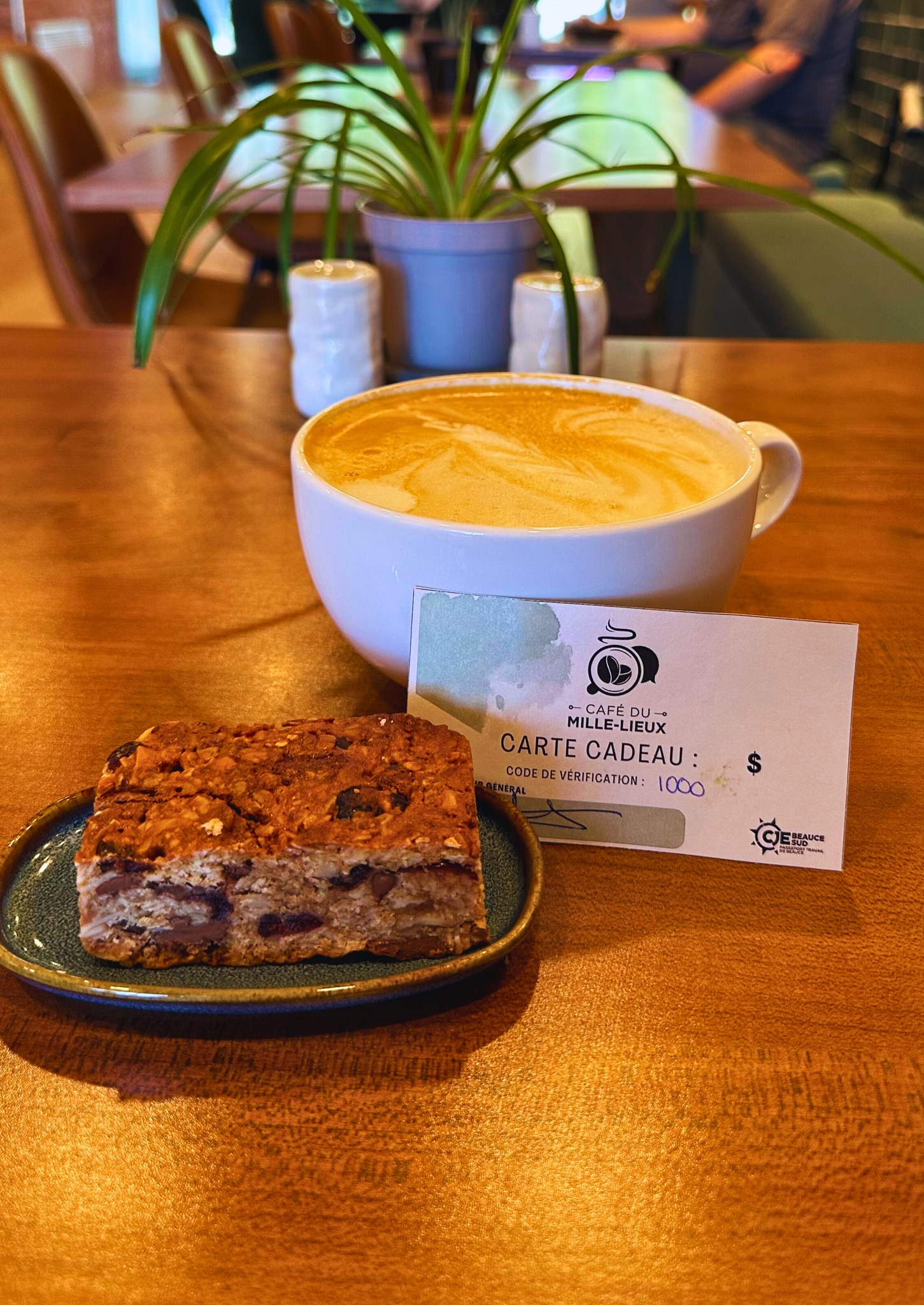 Bon d’achat de 20$ au Café du Mille-Lieux