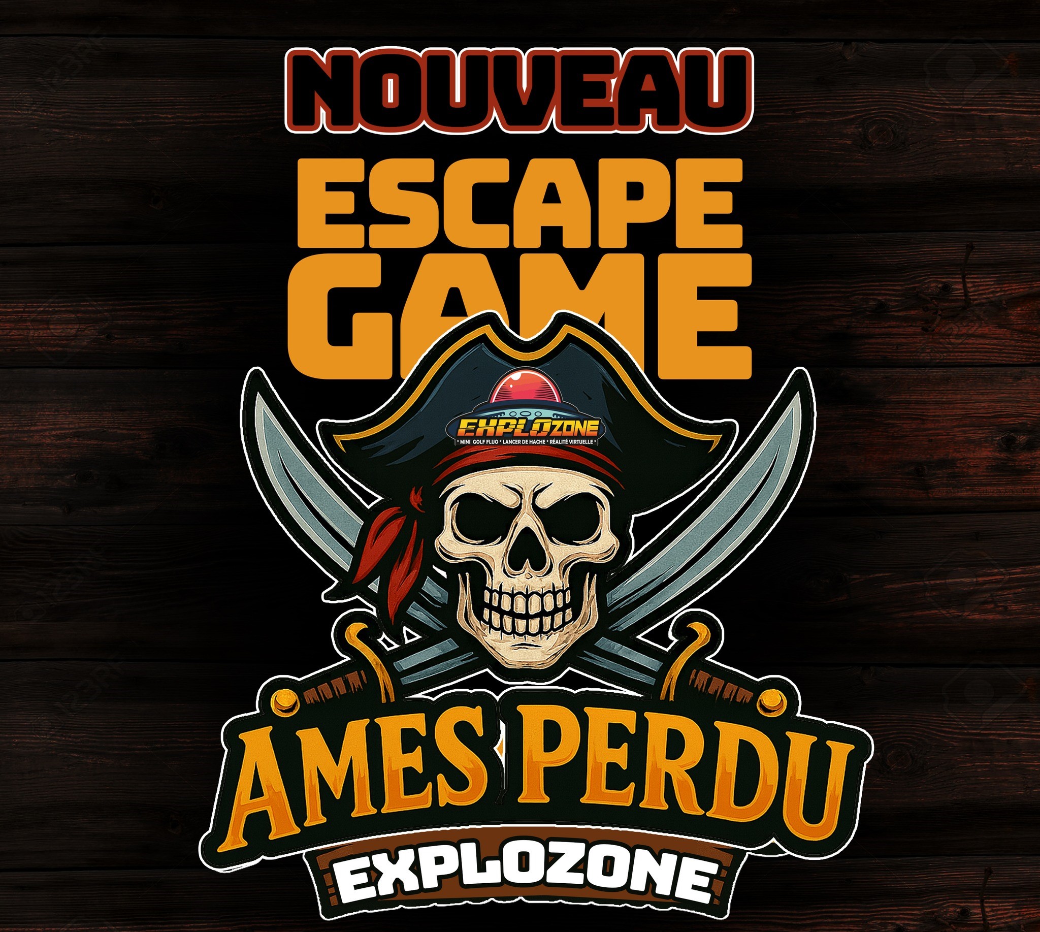 Une entrée pour le jeu d’évasion – Le vaisseau des âmes perdues, chez Explozone à Saint-Georges