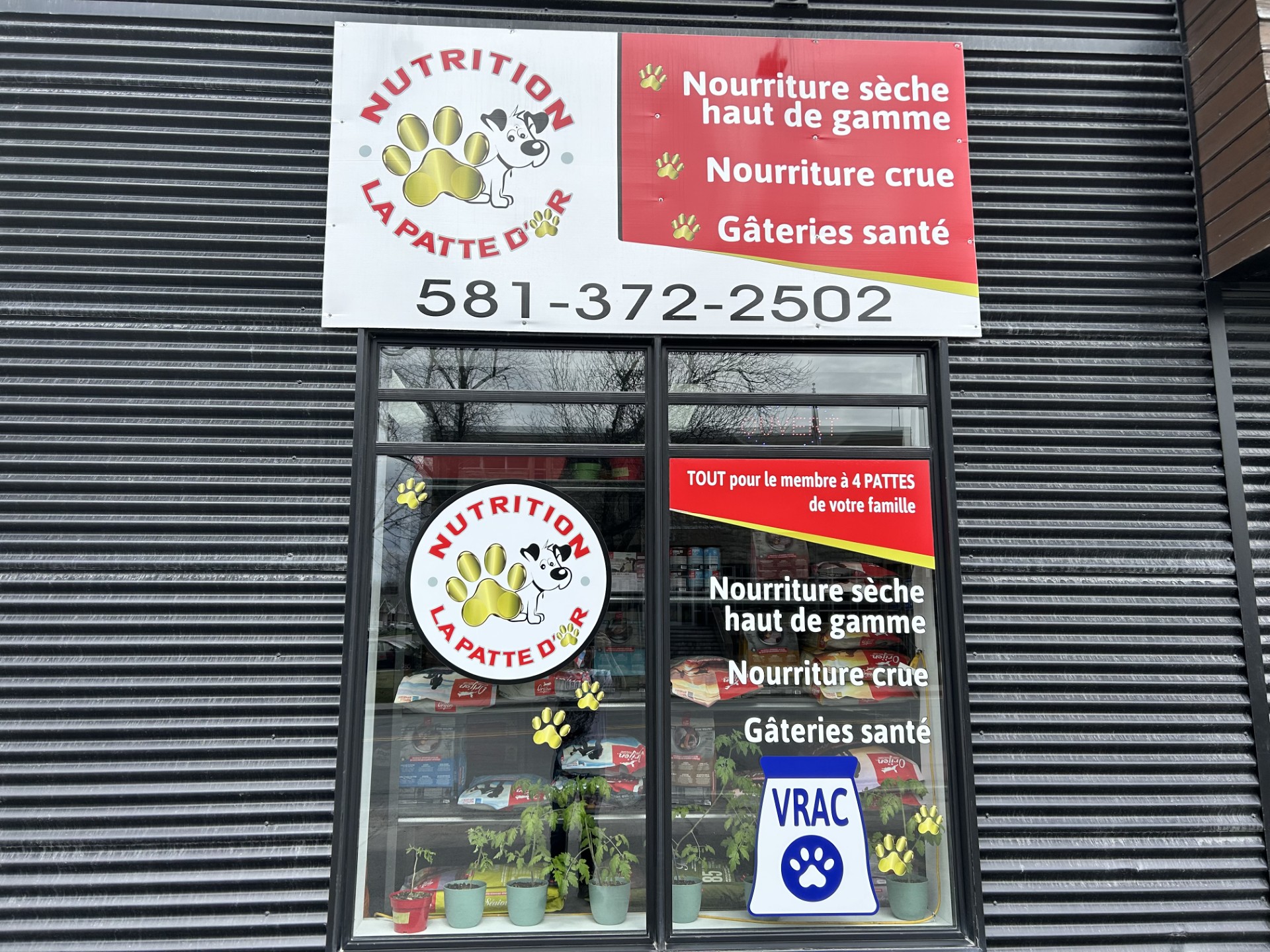 Bon d'achat de 50$ chez Nutrition la patte d'or de Saint-Georges-de-Beauce