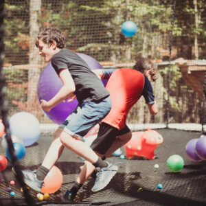 Un forfait pour 1 adulte et 2 enfants ou 2 adultes et 1 enfant pour le Village Ziptopia de Saint-Philémon