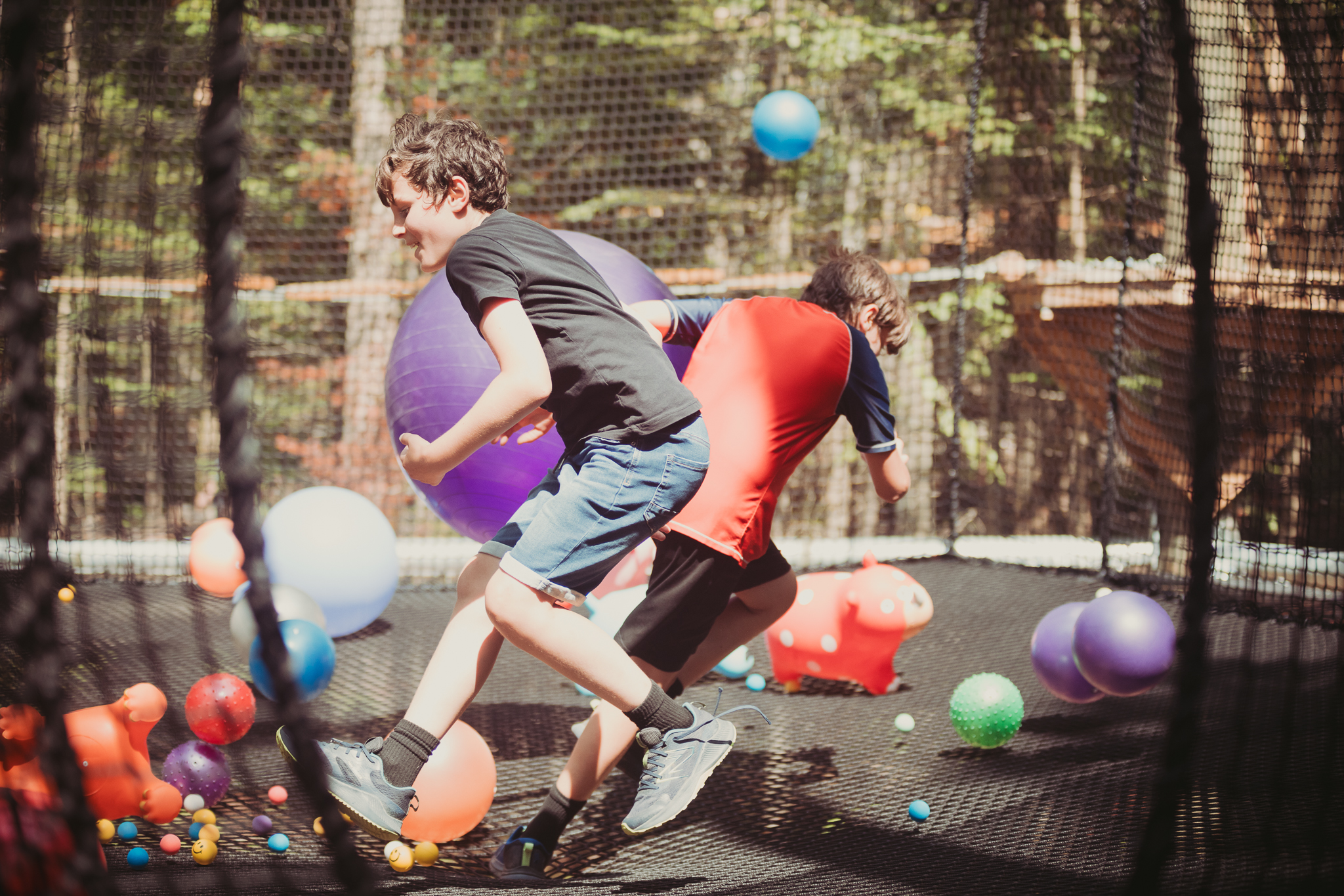Un forfait pour 1 adulte et 2 enfants ou 2 adultes et 1 enfant pour le Village Ziptopia de Saint-Philémon