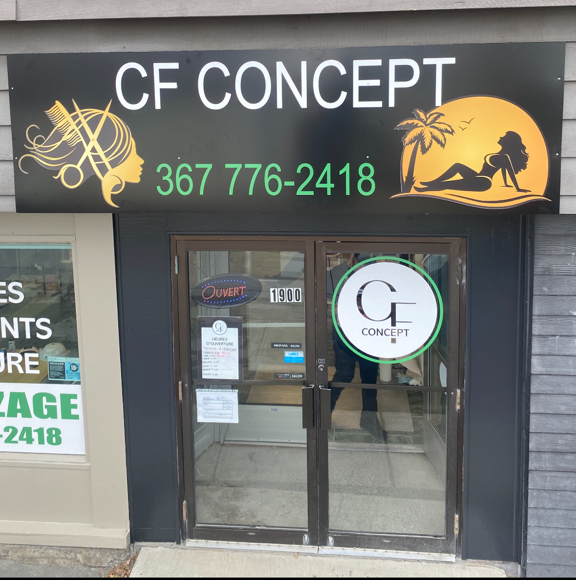 Cent (100) minutes de bronzage chez CF Concept de Saint-Georges